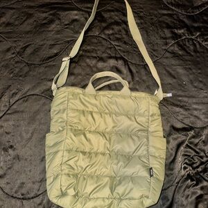 Camo green Quilted Shoulder Bag